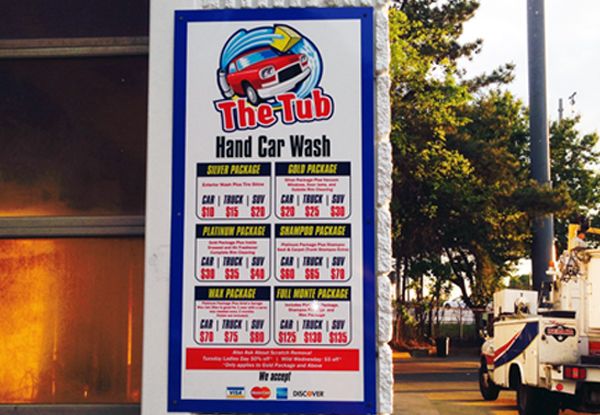  - Image360-Tucker-GA-Menu-Signs-Restaurant-The Tub Small Menu